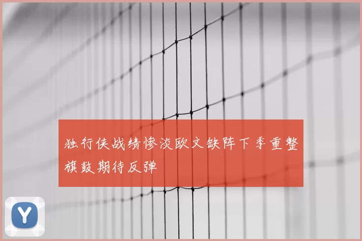 独行侠战绩惨淡欧文缺阵下季重整旗鼓期待反弹