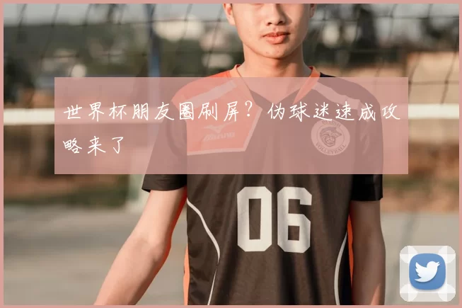 世界杯朋友圈刷屏?伪球迷速成攻略来了